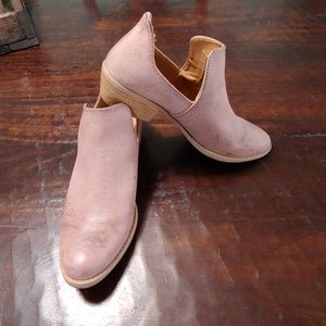 Dusty Mauve Ankle Booties